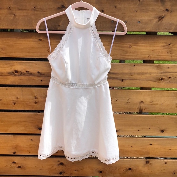LULUS Reach Out my Hand white skater dress in size small - Picture 5 of 12